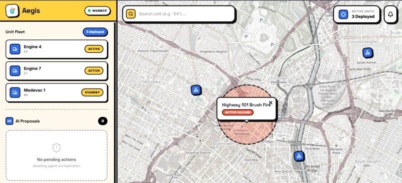 Aegis: Agent-Native Emergency Dispatch – screenshot 1
