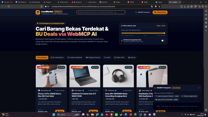 LocalMarket AI — C2C Marketplace & BU Bargain Finder – screenshot 2