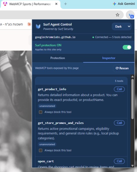 SURF Agent Control  – screenshot 7