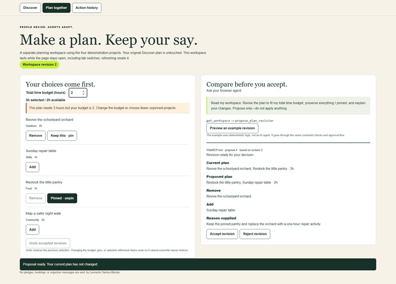 Patchwork WebMCP- let people and AI agents discover projects – screenshot 13