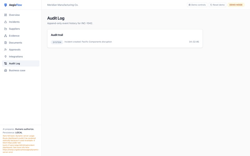 AegisFlow – screenshot 2