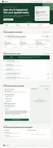 OpenAppeal – screenshot 2