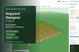 Hopyard Designer — WebMCP for Hop Farms