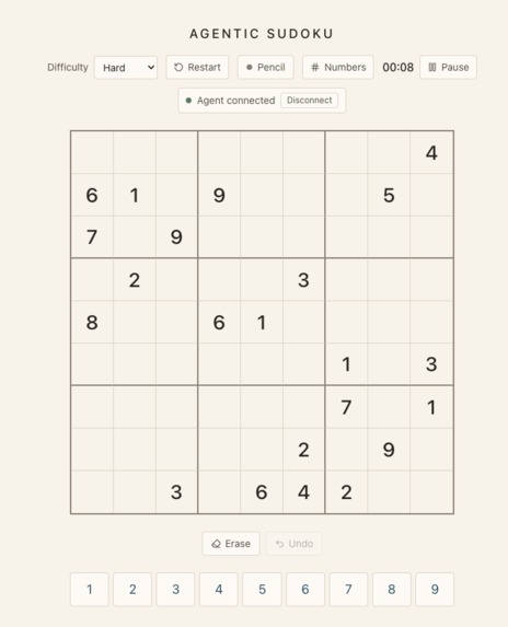 Agentic Sudoku – screenshot 1