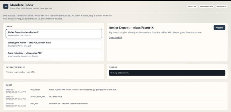 Mandate Inbox – screenshot 4