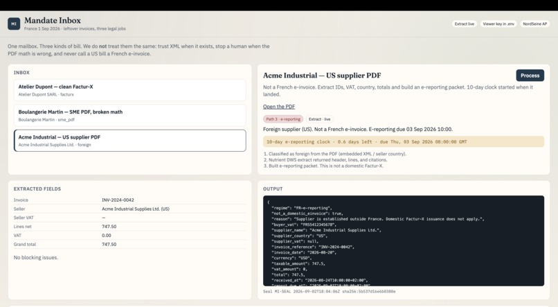 Mandate Inbox – screenshot 7