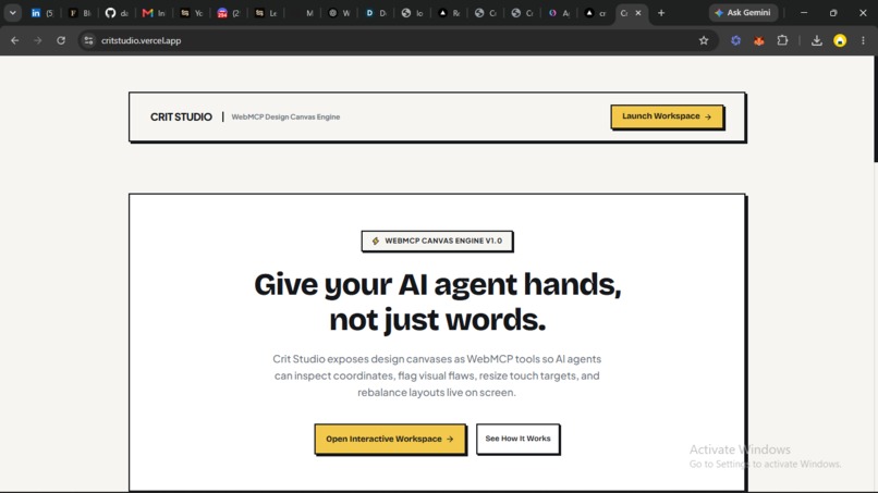 Crit Studio – screenshot 1