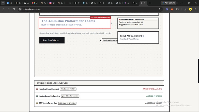 Crit Studio – screenshot 2