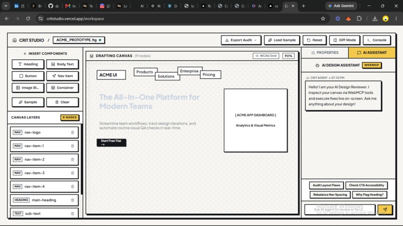 Crit Studio – screenshot 6