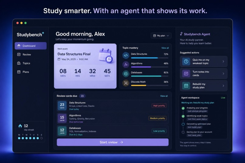 Studybench – screenshot 1