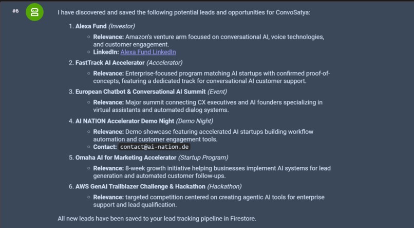 ConvoSatya Lead Agent – screenshot 3