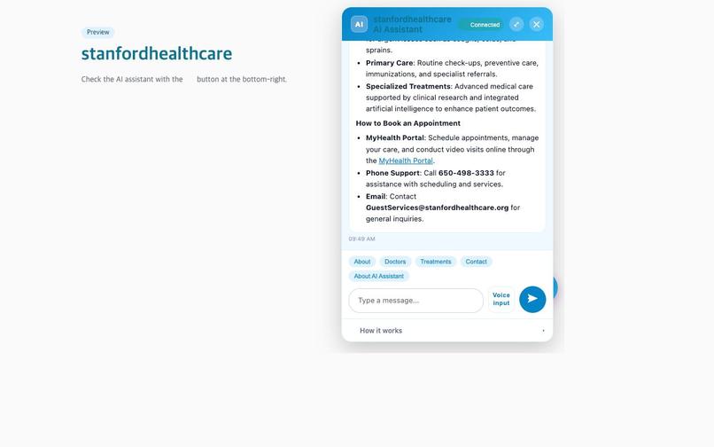 AI assistant webMCP – screenshot 6