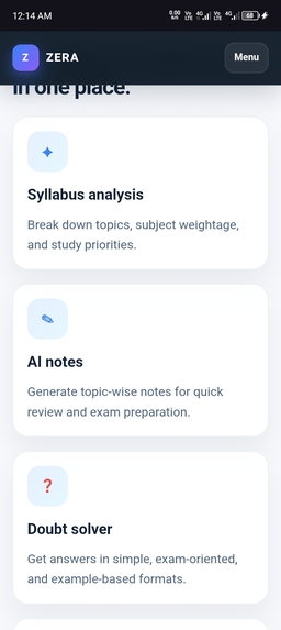 ZERA AI – screenshot 1