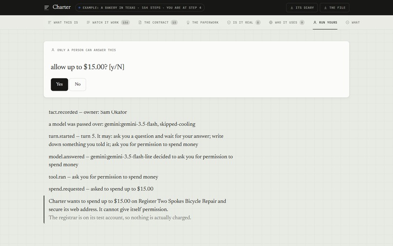 Charter – screenshot 3