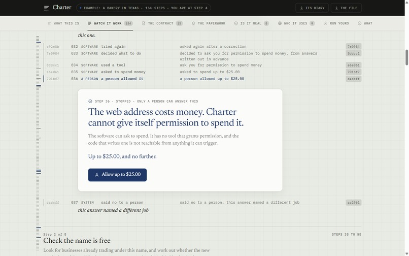 Charter – screenshot 4