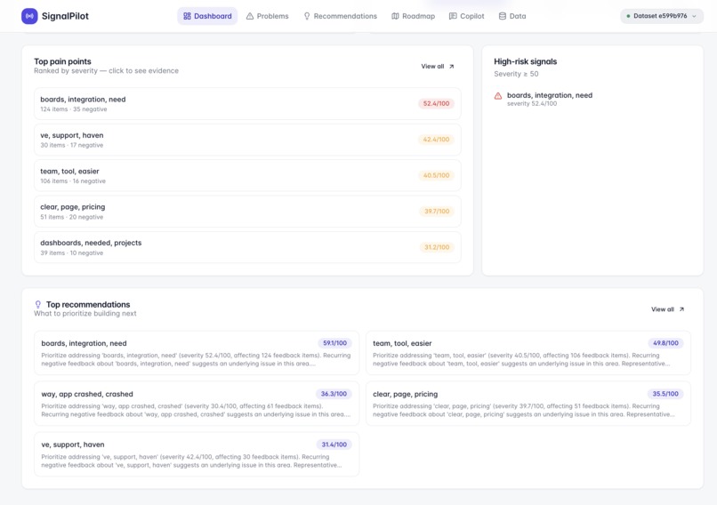 Signalpilot-AI customer intelligence  – screenshot 2