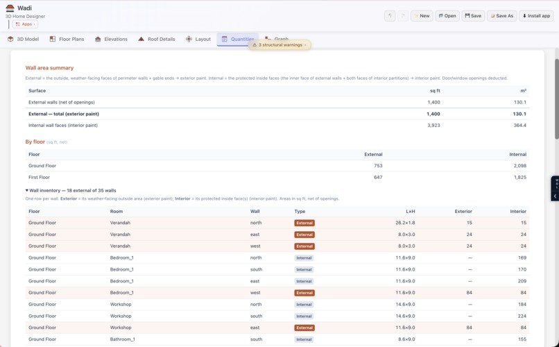 Wadi: design and customize a Konkan house with your AI agent – screenshot 8
