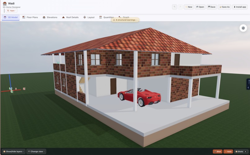 Wadi: design and customize a Konkan house with your AI agent – screenshot 2