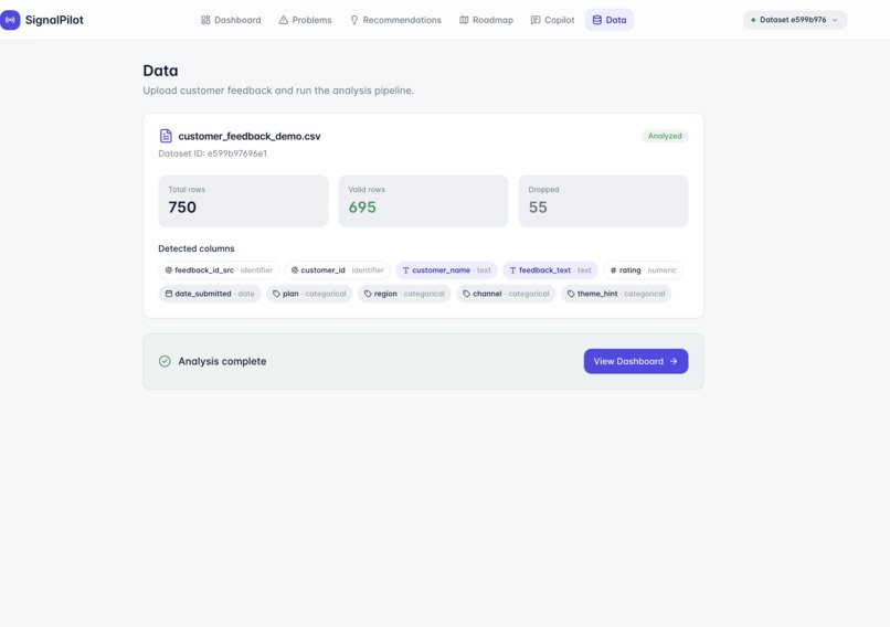 Signalpilot-AI customer intelligence  – screenshot 3