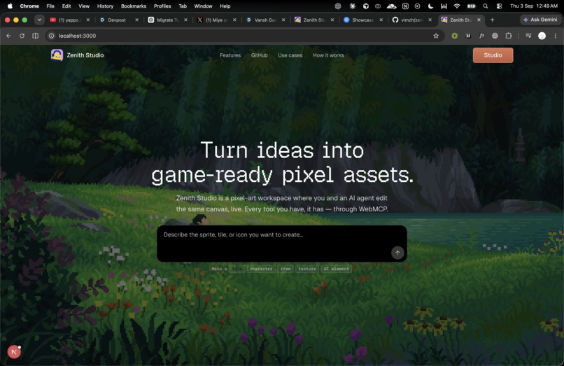Zenith Studio – screenshot 1