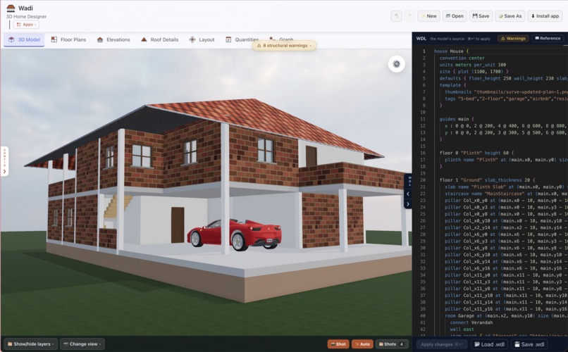 Wadi: design and customize a Konkan house with your AI agent – screenshot 3