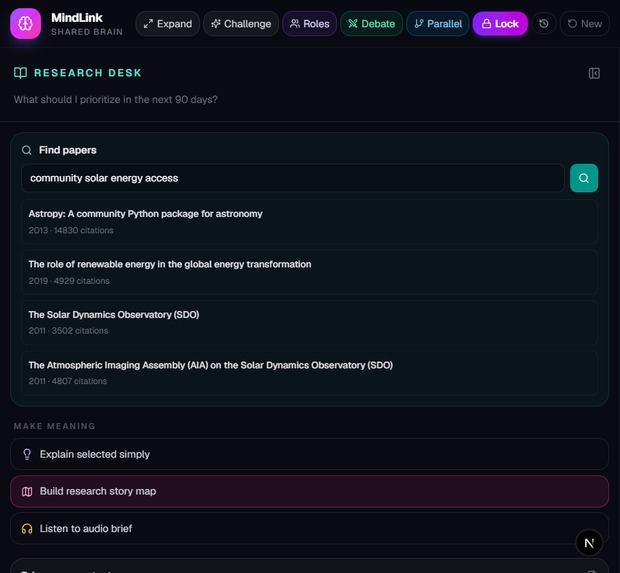 Mindlink – screenshot 3