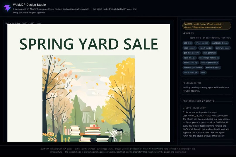 WebMCP Design Studio – screenshot 3