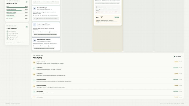 AI Lead Desk – screenshot 3