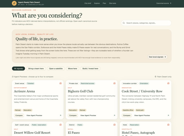 Agent-Ready Palm Desert – screenshot 2