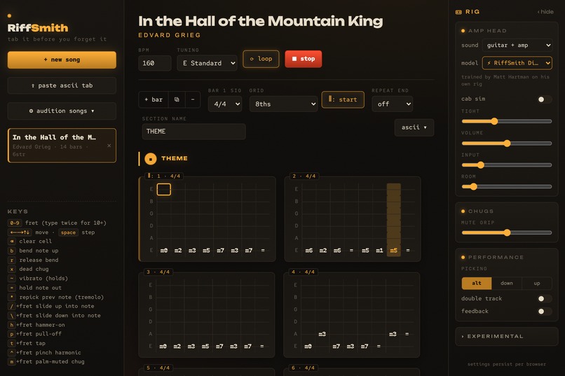 RiffSmith – screenshot 3