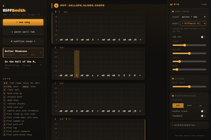 RiffSmith – screenshot 5
