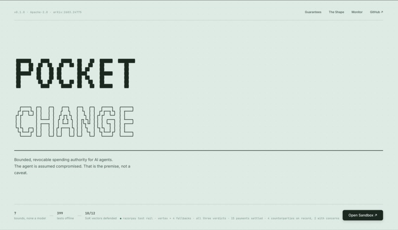 PocketChange – screenshot 1