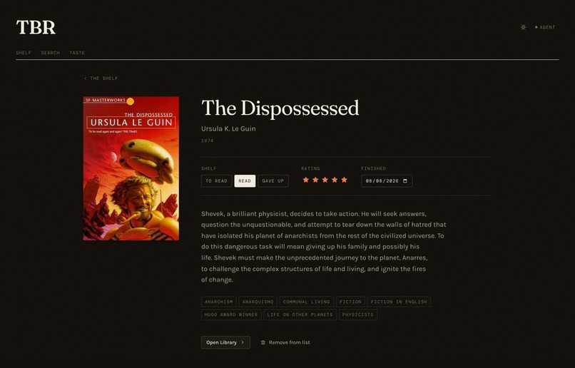 TBR – screenshot 2