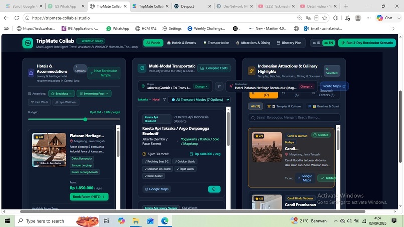 TripMate Collab: WebMCP Travel Planner – screenshot 5