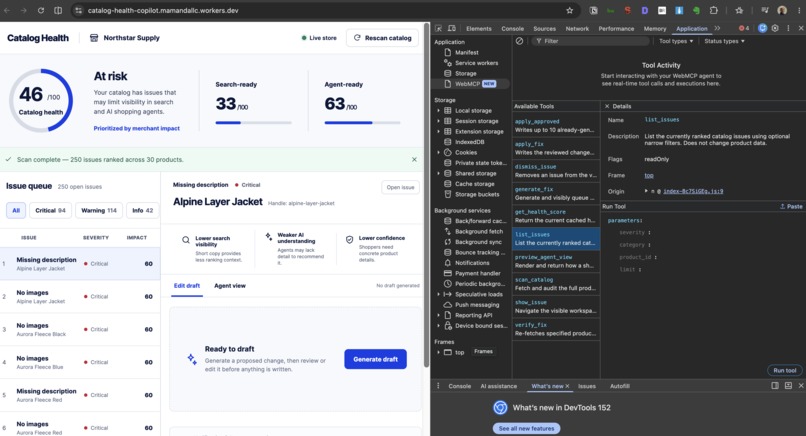 Shopify Catalog Health Copilot – screenshot 2