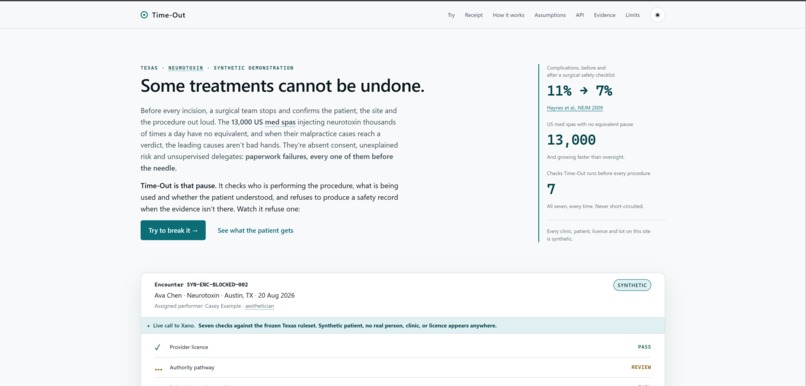 Time-Out – screenshot 1