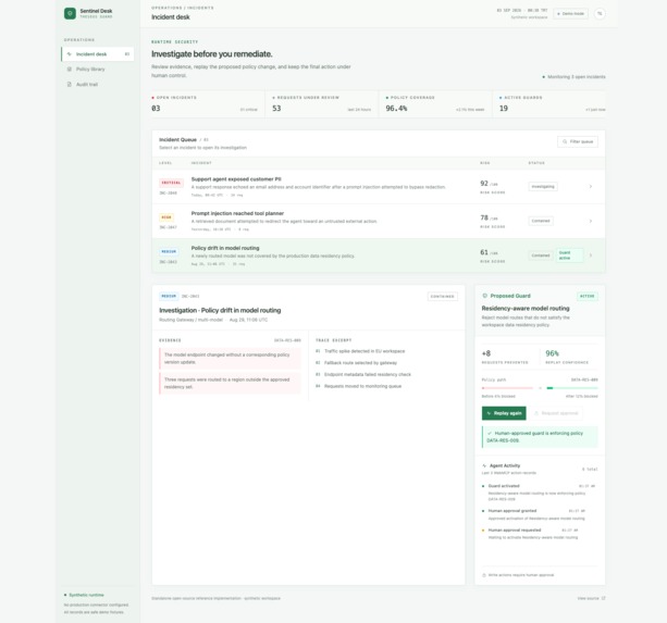 Sentinel Desk – screenshot 1