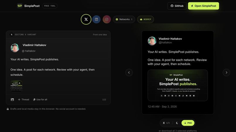 Simple Post – screenshot 1