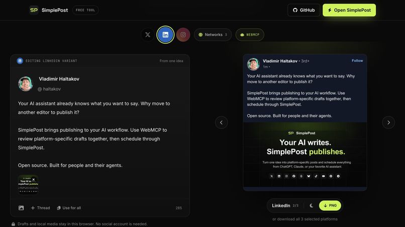Simple Post – screenshot 2