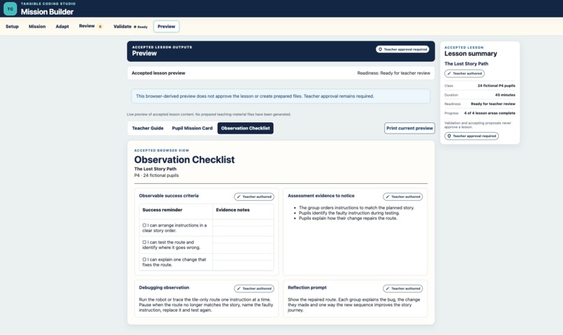 Tangible Coding Studio: Mission Builder – screenshot 8