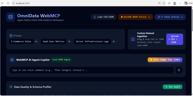 OmniData WebMCP – screenshot 3