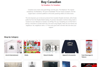 Buy Canadian from the Shopify Global Catalog