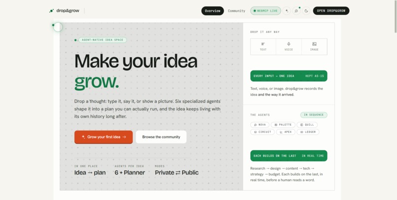 Drop&Grow – screenshot 1