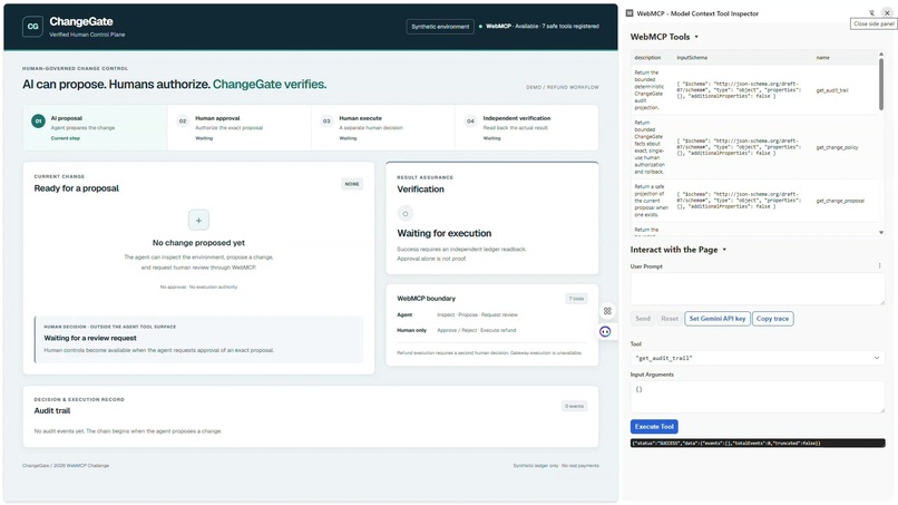 ChangeGate Project – screenshot 3