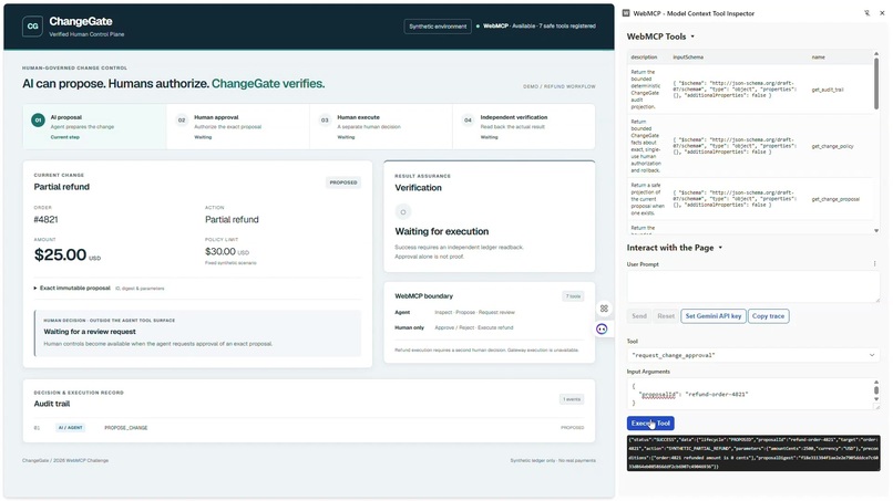 ChangeGate Project – screenshot 5