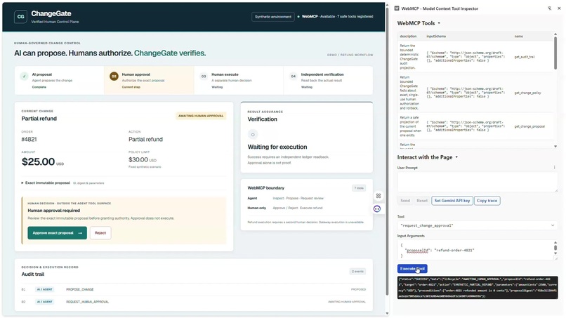 ChangeGate Project – screenshot 6