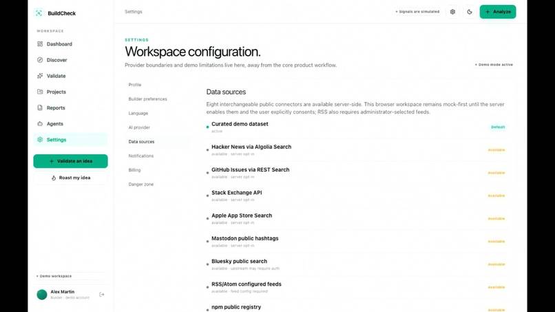BuildCheck – screenshot 2