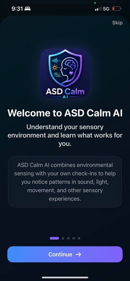 ASD Calm AI – screenshot 1