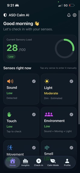 ASD Calm AI – screenshot 2