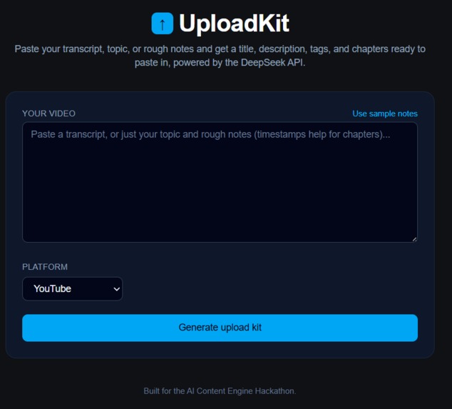 UploadKit – screenshot 1